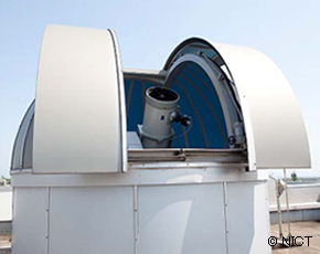 図3 鹿島宇宙技術センターにある口径35cm 望遠鏡 