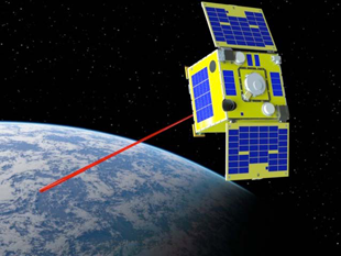 地球周回の低軌道から光通信実験を行うRISESAT